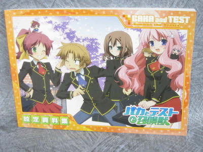 BAKA TO TEST TO SHOUKANJU Concept Art Works Design Book Model