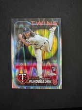 2024 Topps Chrome Kody Funderburk Rookie Card RC #297 Wave Refractor