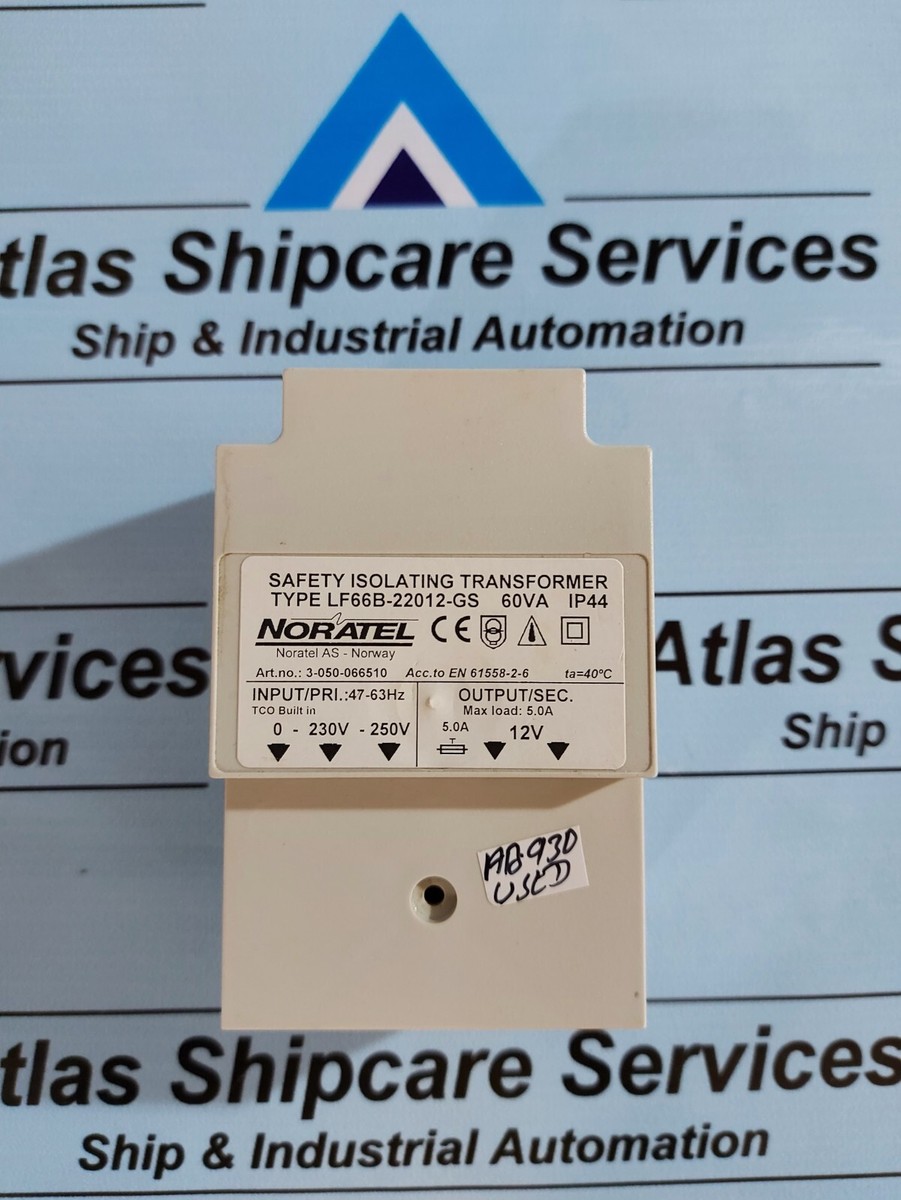 NORATEL LF66B-22012-GS SAFETY ISOLATION TRANSFORMER | eBay