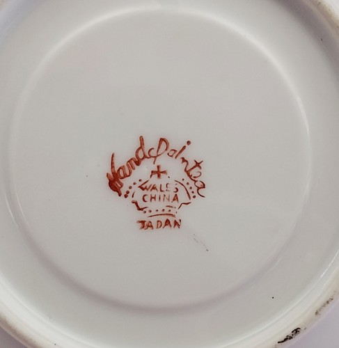 Taza de té y platillos Dragonware Demitasse 3 piezas de colección Moriage japonesa Gales China - Imagen 16 de 16
