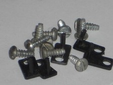 VINTAGE AURORA TJET ORIGINAL 5 GUIDE PINS 10 SCREWS GREAT HO SLOT CAR