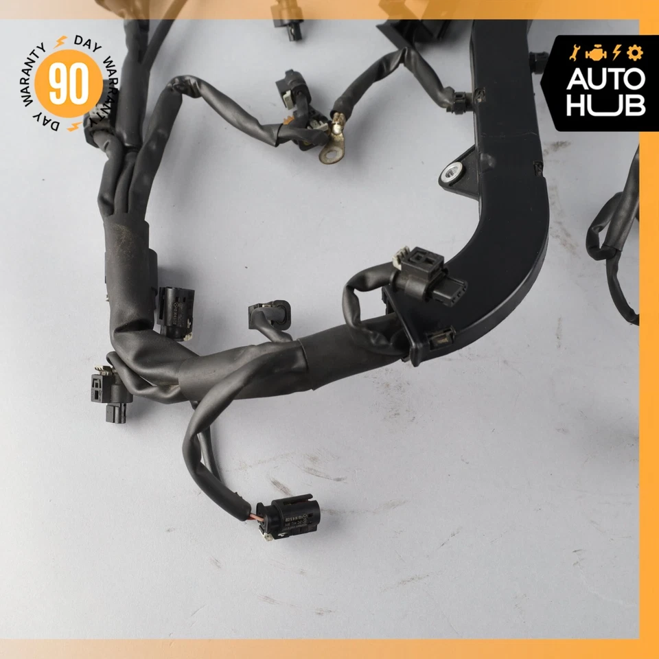 12-13 Mercedes W166 ML63 GL63 AMG M157 Engine Motor Wire Wiring Harness OEM - Image 4 of 4