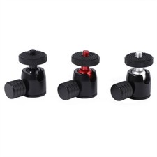 Round Head Tripod Head Camera Hot Shoe Mount with 1/4 Screw Camera Head Mount