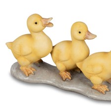 Goldene Keramik-Ente – Mini-Skulptur, Handgefertigt, Ca. 7,6 Cm, Deko Für Zuhause & Büro