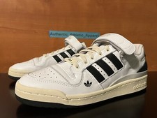 Adidas Forum Low Off-White Black White Cream Shoes Men's Size 12 GV9024 NEW RARE