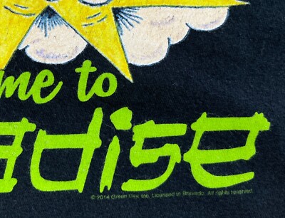 Men's 2014 Green Day 'Welcome to Paradise' T-shirt Sz XL | eBay