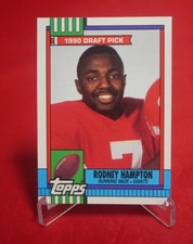 Rodney Hampton Topps 1990 Football Card #48