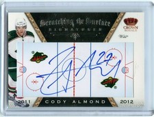 2011-12 Crown Royale Scratching The Surface Signatures #22 Cody Almond