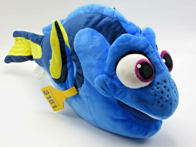 Finding DORY 17'' Plush Tang Fish Nemo Pixar Disney Store Stuffed Animal Tag 3181