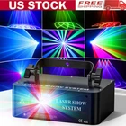 LED Animation Laser Projector Beam RGB DMX Disco dj Stage Light Party Full Color