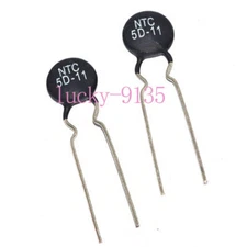 20pcs Inrush Current Limiting Limiter Thermistor NTC 5D-11 5ohm 4Amp 5 Ohm 4A