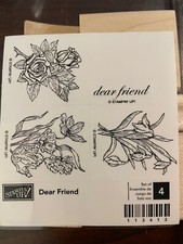DEAR FRIEND Stampin' Up Wood Stamp Set