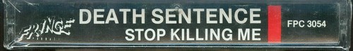 DEATH SENTENCE Stop Killing Me Tape Canadian Punk HC 1988 OOP - Picture 3 of 3