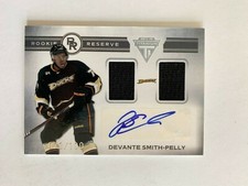 2011-12 Panini Titanium Rookie Reserve Dual Memorabilia Autographs Smith-Pelly