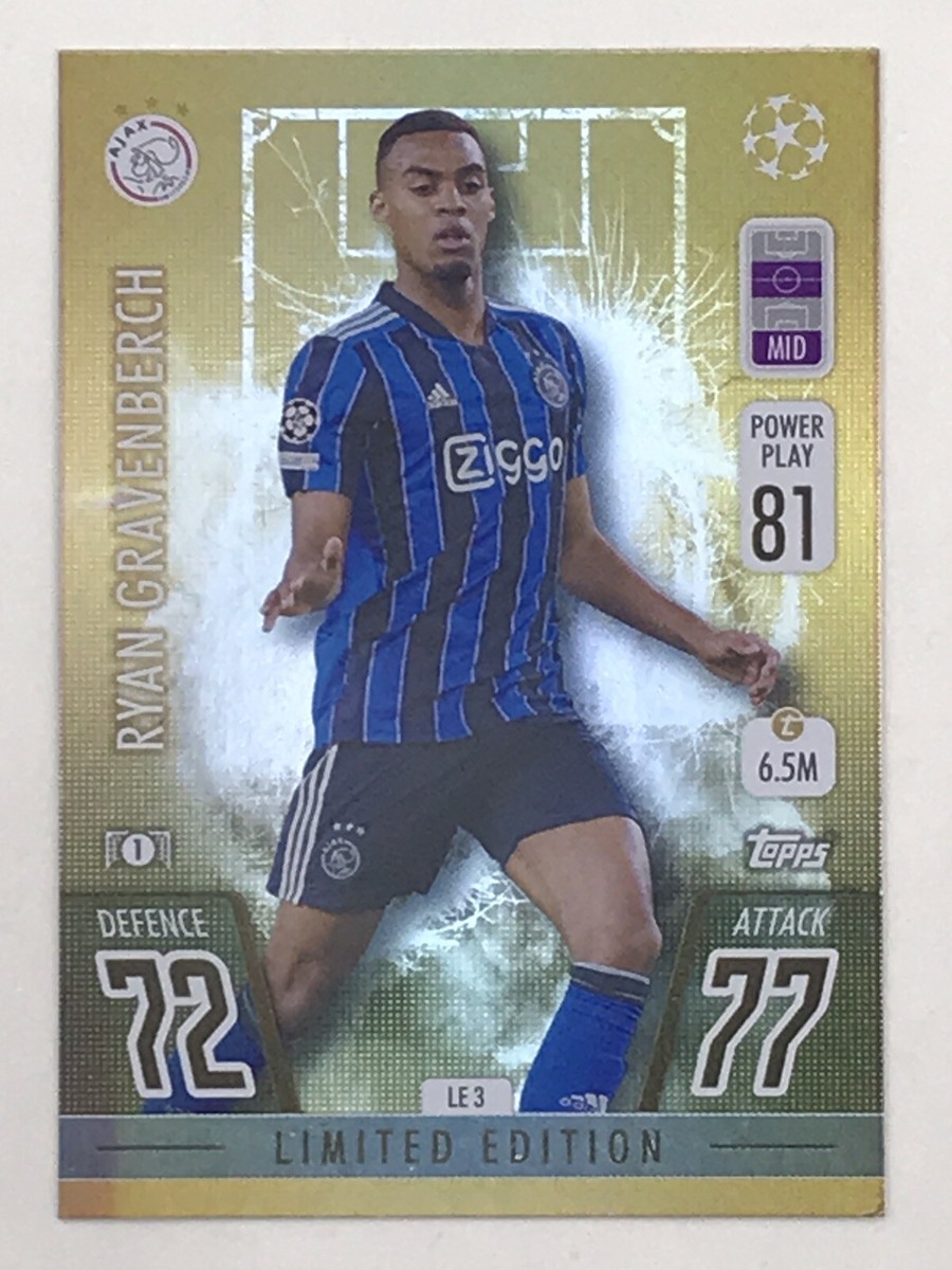 TOPPS サッカーカード STADIUM CLUB CHROME RYAN GRAVENBERCH AJAX 28/50 #33 送料無料 中古 IT2 Topps TOPPS サッカーカード STADIUM CLUB CHROME RYAN