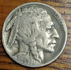1919-D  Buffalo Nickel Coin Fine VG JRT 283