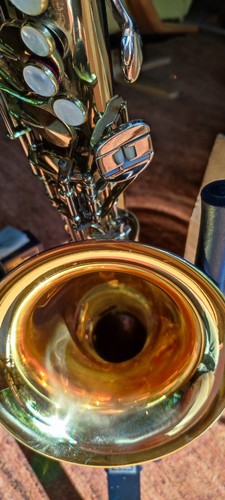 King Super 20 Silver Sonic w/ Gold Inlay 402xxx Cleveland Tenor Saxophone - Picture 17 of 24