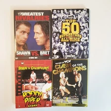 WWE Wrestling Dvd Lot (4) (See Pics And Description For Titles)