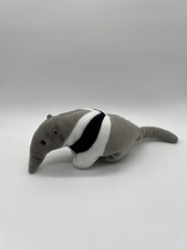 Ty Beanie Baby, Ants the Anteater, 1998, Black White Stuffed Animal Plush