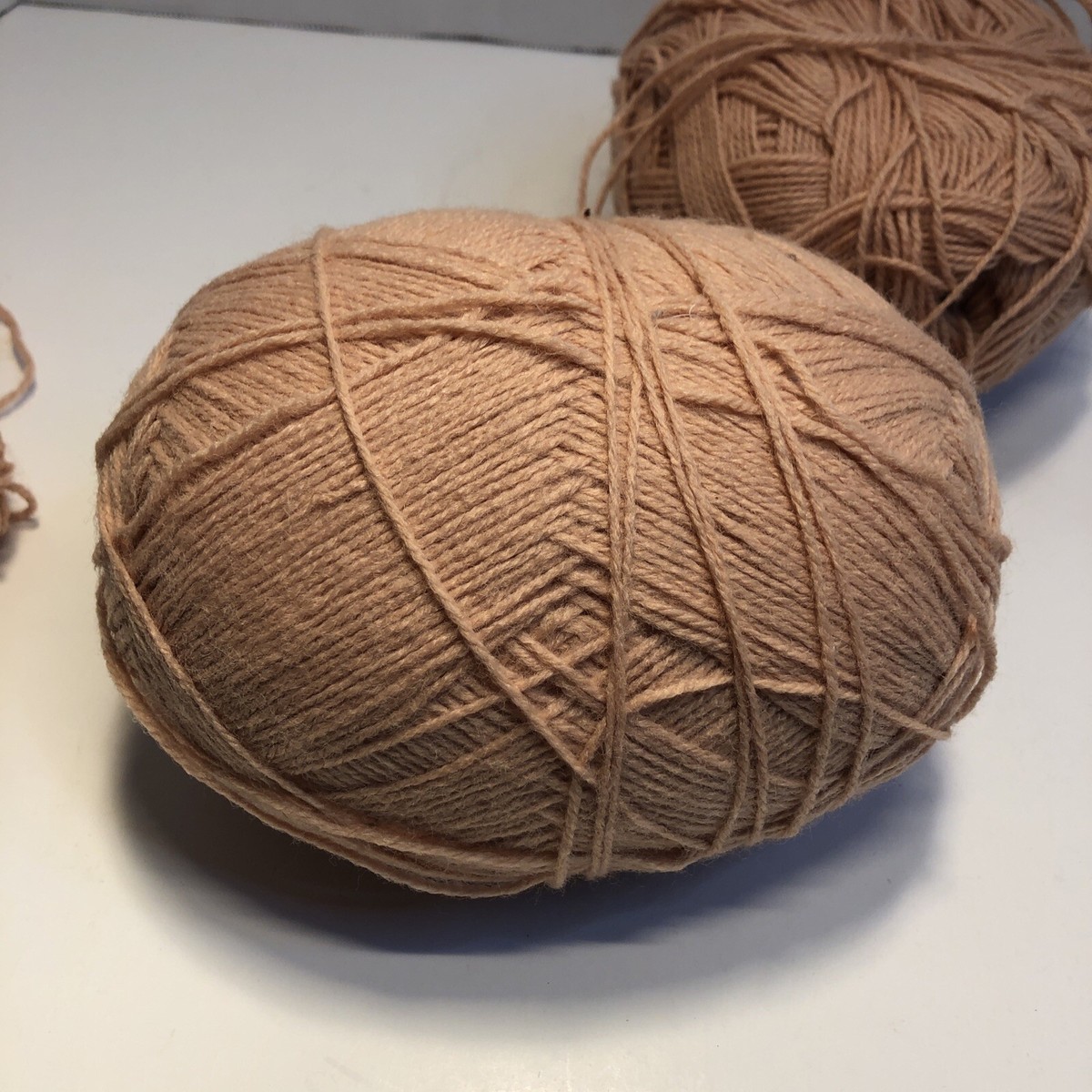 10 Ounces Light Dusty Salmon Sports Weight Yarn 100% Acrylic