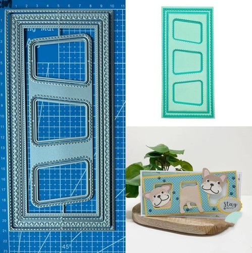 Frame Metal Cutting Dies DIY Scrapbooking Paper Card Embossing Stencils ...