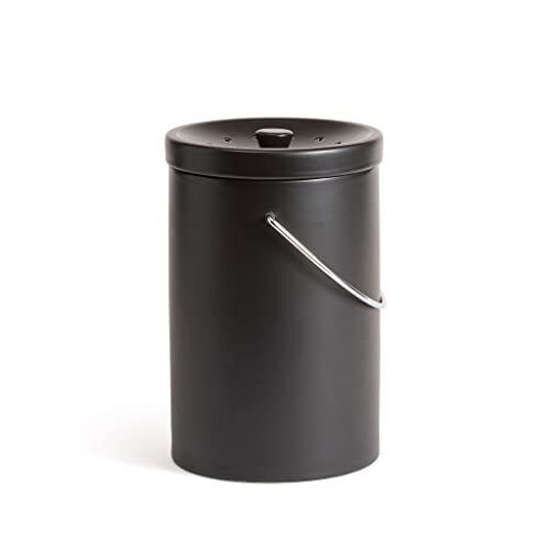 Black Ceramic Kitchen Compost Bin for Countertops eBay