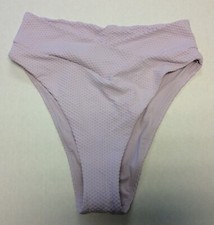 Aerie High Cut Cheeky Swimsuit Bottoms, Lavender, Size Large, Free Shipping