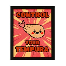 Designs ByLITA Control Your Tempura, Framed Print Inspirational Wall Art