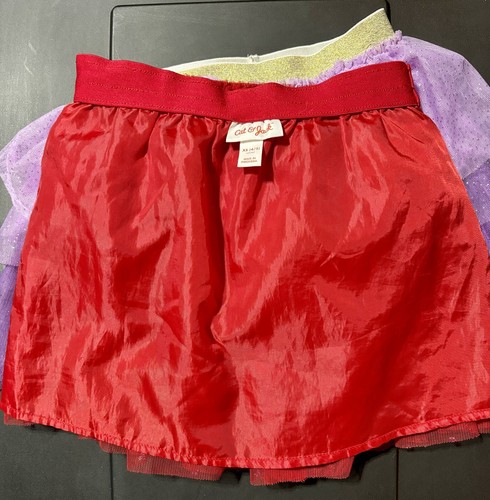 Little Girls Princess Party Tulle Tutu Tiered Skirt 2 Piece Set Size 4/5 & 5 - Picture 6 of 11