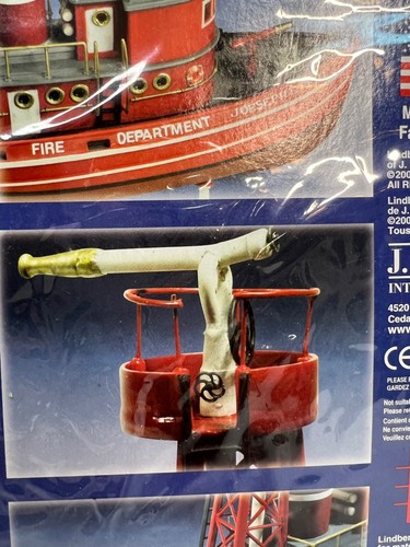 Modellino barca dei pompieri Lindberg scala 1/72 Bateau-Pompe # 77226 - Foto 8 di 10