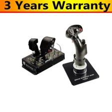 HOTAS Warthog A-10C Flight Simulator Throttle Quadrant with F18 Joystick