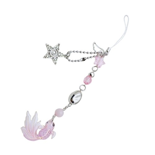 Stylish Crafted Colorful Beaded Fish Star Phone Accessory for Trendy Women - Zdjęcie 6 z 12