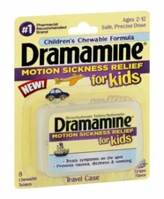 Dramamine Motion Sickness Relief for Kids 8 Ct