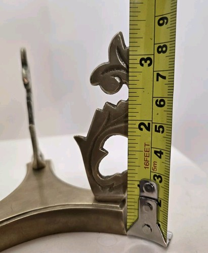 Vintage Brass Griffin Dragon Statue Candle Holder - Picture 6 of 7
