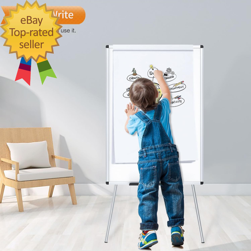 Whiteboard Easel 36 X 24 Inches Portable Dry Erase Board Height Adjustable - Picture 6 of 7