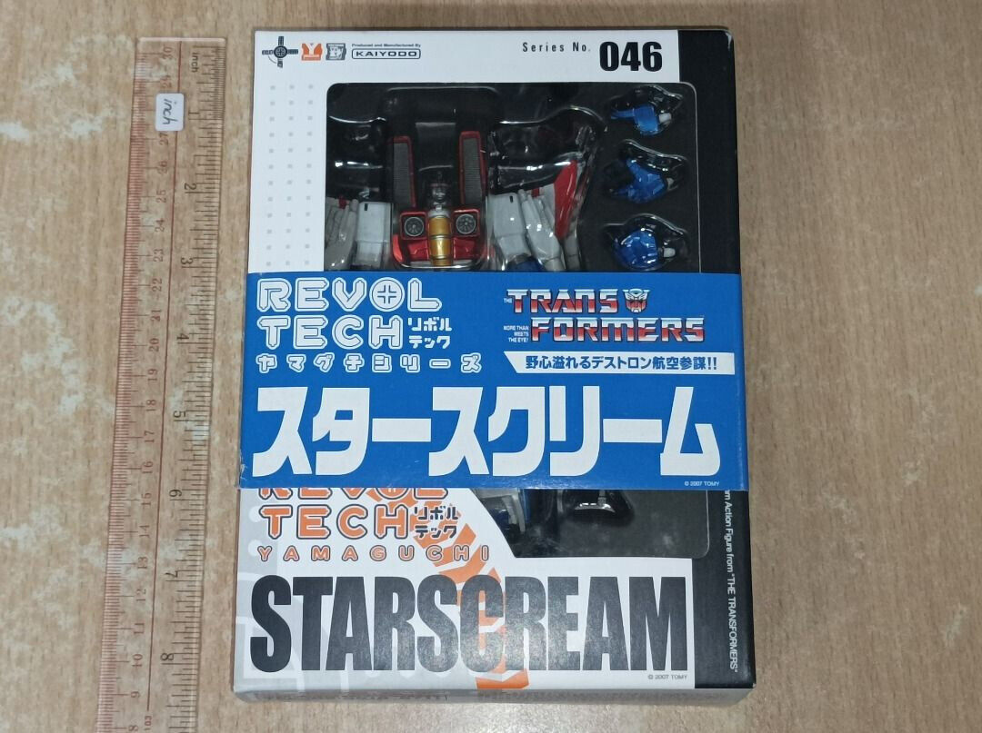  Kaiyodo Revoltech 46 046 Transformers Starscream Figure(JP) Box C8