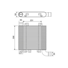 Intercooler Valeo per Hyundai Santa Fe