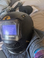 ESAB Savage A50 Lux Welding Helmet Auto Darkening With A Fresh Lense