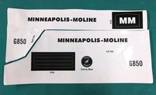 Scale Models Pedal Tractor Minneapolis Moline G850 Decal Set