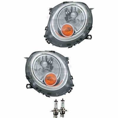 Scheinwerfer Set Gelb H4 für MINI Mini R56 R57 R59 R55 R58 inkl. Osram Lampen