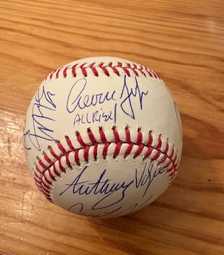 Aaron Judge “All Rise” Yankees team autographed official MLB Baseball with COA