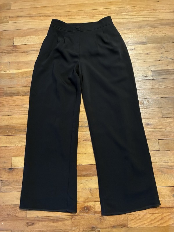 ELIE TAHARI Black Flare Dress Pants size 10