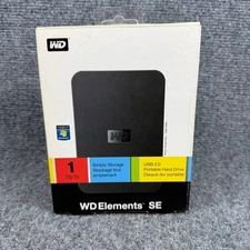 WD Elements SE 1TB USB 2.0 Portable External Hard Drive New Open Box