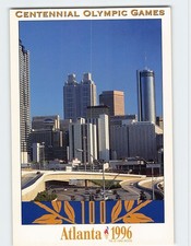 Postcard City Skyline 1996 Centennial Olympic Games Atlanta Georgia USA