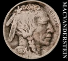 1915 Buffalo Nickel - Scarce  Better Date  No Reserve  #L3467