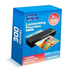 Pack Laminating Sheets,3 Mil,9"x11.5" Inches for Use with Thermal 300