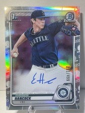 EMERSON HANCOCK Bowman Chrome 2020 Refractor /499 Auto