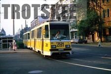 35mm Slide ROMANIA Timisoara Tram Strassenbahn 281 1996 Original Romanian