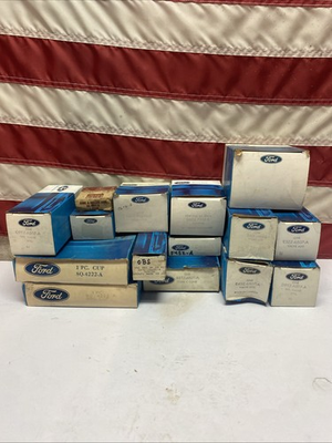#ad 15 NOS OEM Genuine Ford Parts Valves Hardware Gears Bearings Lot Of 15 $45.00