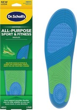 Dr. Scholl  s Sport Insoles - Superior Shock Absorption  Support sz 8-14